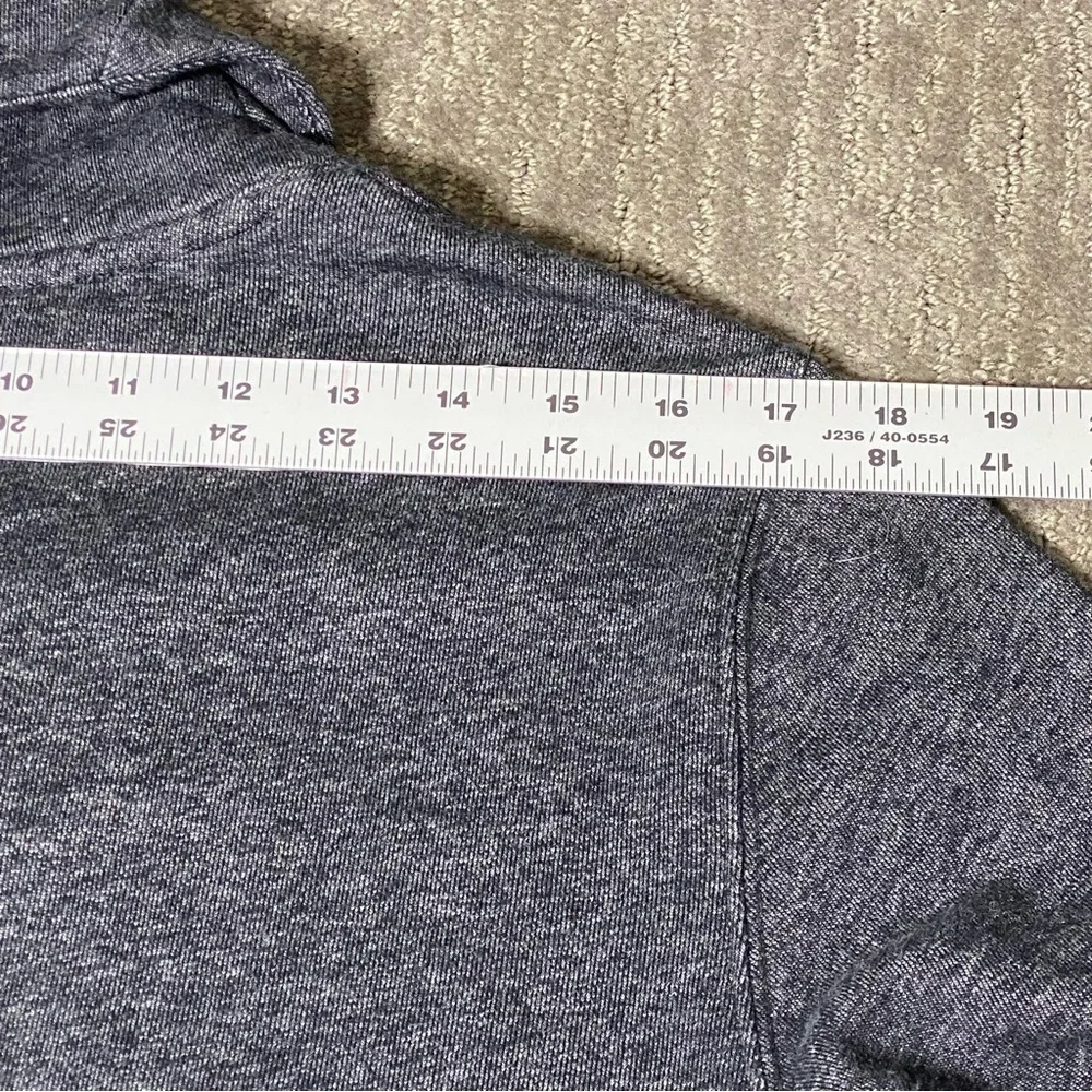 Banana Republic Shawl Collar Sweater Men's S Gray Warm Cotton Casual Pullover